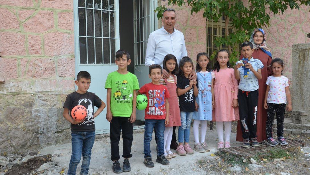 İlçe Milli Eğitim Müdürümüz İlhami Şahin'in Köy Okullarını Ziyareti