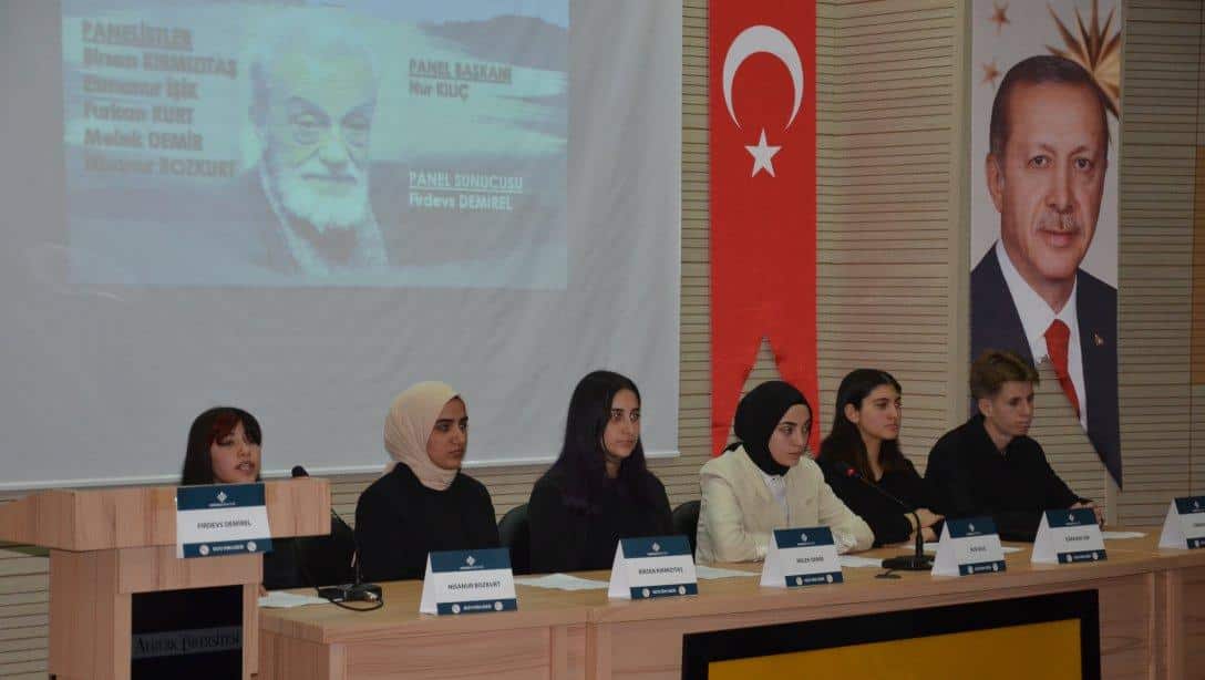 Anadolu Mektepleri Yazar Okumaları '' Necip Fazıl Kürek'' İlçe Paneli