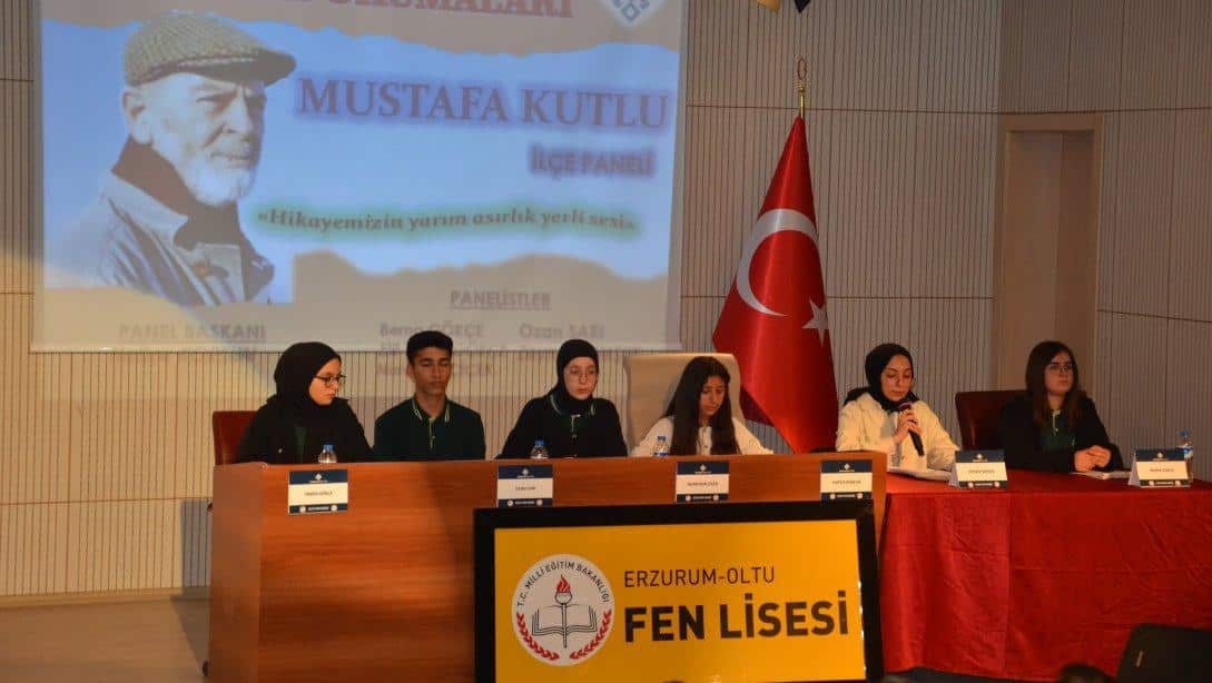 Anadolu Mektepleri Yazar Okumaları ''Mustafa Kutlu'' İlçe Paneli