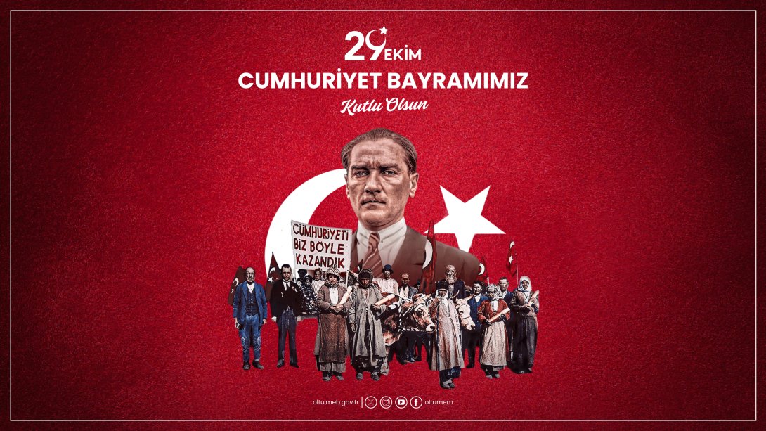 29 Ekim Cumhuriyet Bayramımız Kutlu Olsun